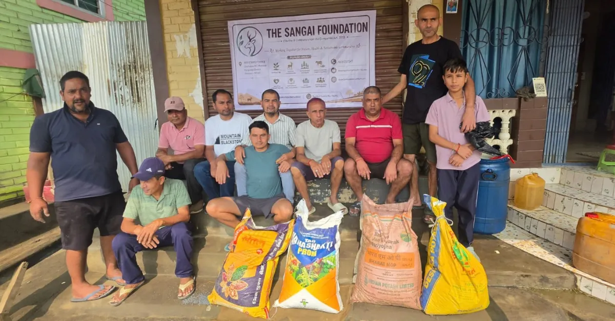 The Sangai Foundation_Fertilizer & Seeds Distribution